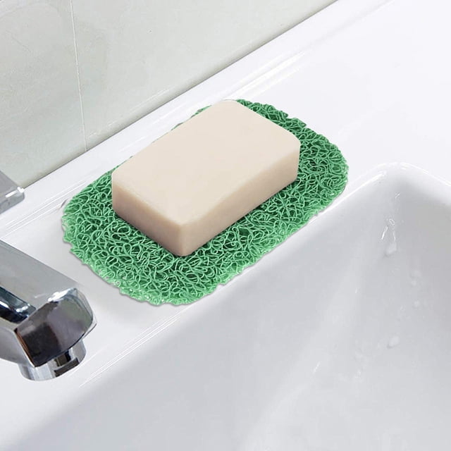 BotaniNest Soap Dish Organizer Tray With For Bathroom Countertop Shower Storage Holder Modern Kitchen