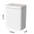 thumbnail image 3 of Bilqis Deals Touchless Sensor Trash Can 14 Liter/3.7 Gallon Small Capacity Trash Can With Lid Sensor Kitchen Bin Recycling For Kitchen/Living Room/Office, 3 of 7