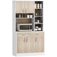 thumbnail image 1 of HOMCOM Vaisselier de Cuisine 71 Pouces avec Armoire de Rangement, Buffet Moderne avec Vaisselier, 1 of 10