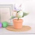 thumbnail image 1 of Décorations de Pâques, Pot d'Ufs de Pâques 17cm, Pot de Fleurs pour Cour Extérieure, 1 of 2