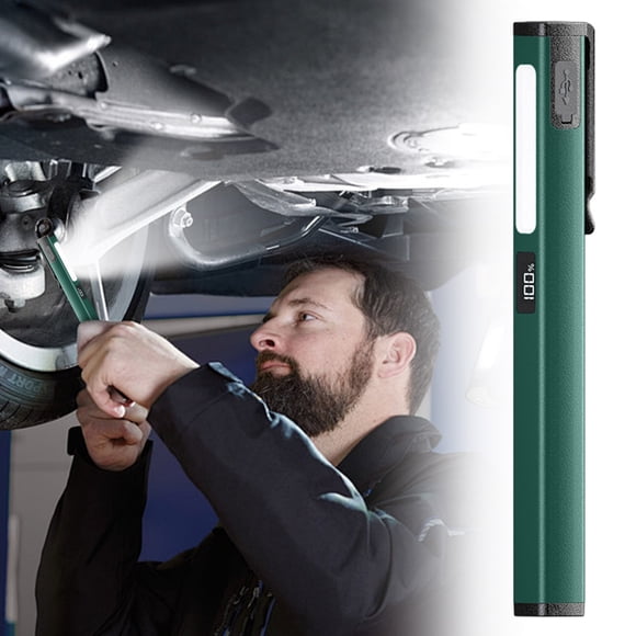 Magnetic LED Work Light with 360° Adjustable Gooseneck, Portable Rechargeable Flashlight for Garage, Camping, Emergency, Auto Repair, and Home Maintenance