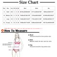 thumbnail image 2 of EGNMCR Bikini Set Fashion Women Solid And Printed Swimwear Bikini Split Swimsuit Set, 2 of 3