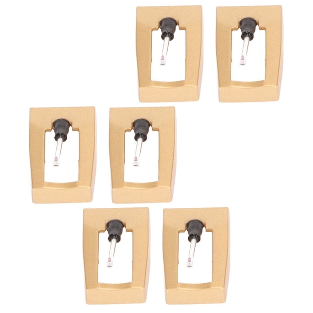 Stylet de Remplacement pour Tourne-Disque, 6 Pcs Aiguille Compacte en Aluminium pour Tourne-Disque