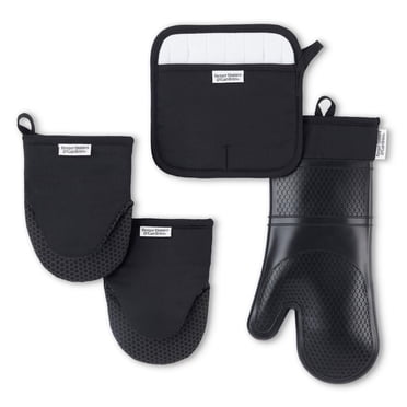 Better Homes & Garden Oven Mitt, Pot Holder, Mini Mitt Set, 4 Pieces