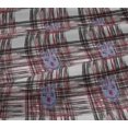 thumbnail image 5 of oneOone Viscose Jersey Fabric Swirl & Check Ikat Printed Fabric 1 Yard 60 Inch Wide, 5 of 5