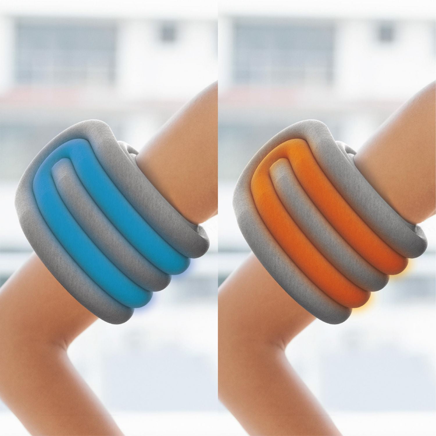 Enveloppement corporel chaud et froid Sharper Image, tissu doux à double intensité pour le cou, les épaules, les jambes et les bras