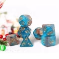 thumbnail image 3 of 7 Pieces Acrylic Polyhedral Party Game Play Entertainment Toys for Role Playing Game , Star Light Blue, 3 of 8