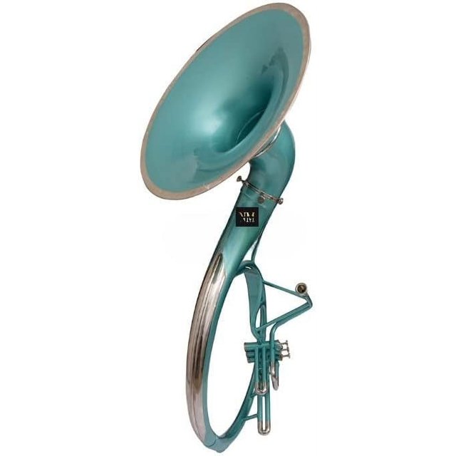 Brass Bb 22 Pouces Valve Soupape de Souris avec Sac de Transport Instrument de Musique Fait Main Cadeau (Vert)