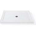 thumbnail image 2 of EastVita 32 x 48Inch Shower Base, Rectangular Acrylic Shower Pan Tray, 2 of 7