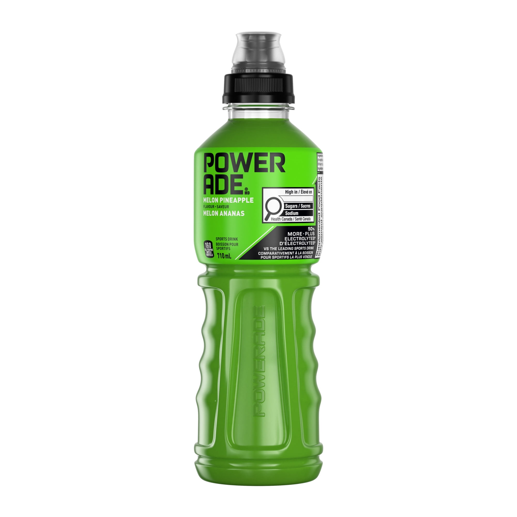 Powerade Melon et ananas Bouteille, 710 mL