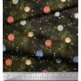 thumbnail image 3 of Soimoi Cotton Voile Fabric Planet Galaxy Decor Fabric Printed Yard 56 Inch Wide, 3 of 3