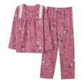 thumbnail image 1 of REDHOTYPE Pyjama Fantaisie à Fleurs pour Femme, Printemps Automne, Maman, Manches Longues, Coton, Col Rond, Automne pour Femme, Grande Taille, Tenue d'Intérieur, 1 of 2