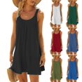 thumbnail image 4 of 2025 Robe de Plage pour Femmes Bikini Robes d'Été pour Femmes Plage avec Manches Tenues de Plage Couvre-Maillots Décontracté Vacances Robes d'Été pour Dames Courtes Été, 4 of 6