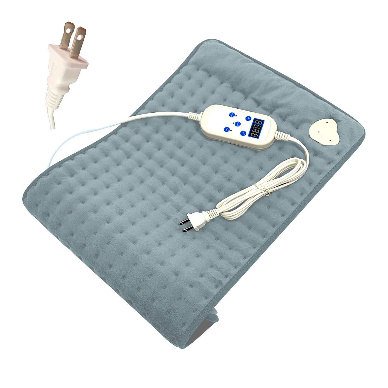 EGNMCR 6-Level Electric Heating Warming Pad Heat Mat Body Pain Relief 4-Timer Heating Blanket