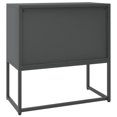 thumbnail image 5 of vidaXL Buffet Anthracite 75x35x75 cm Acier, 5 of 5