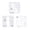 Clear, variant on LSLJS Acrylic DIY Sewing Patchwork Ruler Special-shaped Hollow Sewing Kit Patchwork Template, Home Accessories