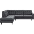 thumbnail image 1 of Modway Empress Sectionnel 2 Pcs en Tissu Rembourré Orienté vers la Gauche, Gris, 1 of 9