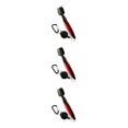 thumbnail image 2 of Ruiboury Golf Club Brush Portable Handheld Replacement Double-sided Ball Shoe Brushes Red Lidless 3Set, 2 of 6