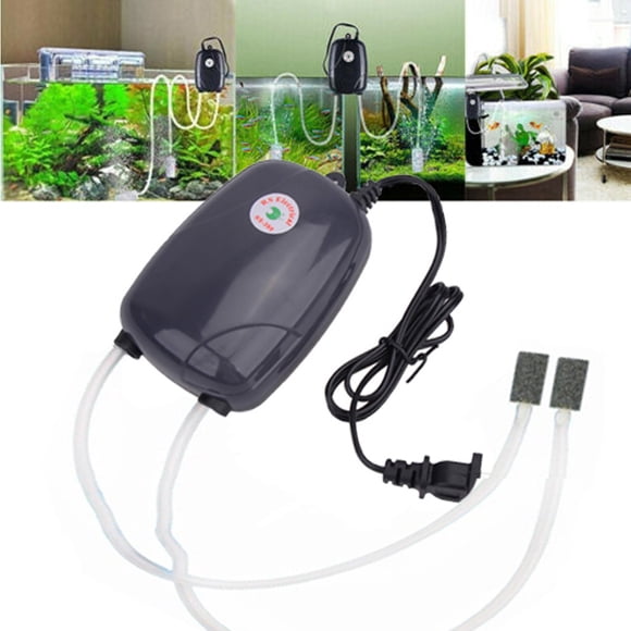 TIMIFIS Water Pump Energy Efficient Aquarium Oxygen Fish Air Tank Pump Super Silent Pumps Fish Tank Accessories - Summer
