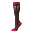 thumbnail image 1 of Aocisk Chaussettes Mi-Mollet Imprimées de Noël, Chaussettes Longues Jusqu'aux Genoux avec Conception de Compression, Chaussettes de Compression pour Soutien L L/TG, 1 of 2