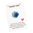 thumbnail image 1 of Zenithome Gradient Glitter Rose Pocket Card with Heartfelt Design Featuring Paper Material and Soft Texture About 3.5X2.5 In Size Perfect for Valentine's Day Gift Giving Friendship Expression, 1 of 6