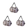 thumbnail image 4 of kurtrusly Sac de Rangement Réutilisable Pliable Écologique et Polyvalent Sac de Magasinage Imperméable en Polyester pour Voyage Sac de Plage Sac à Main Chiot Brun Ensemble de 3, 4 of 6