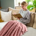 thumbnail image 4 of Fankiway 120*200Cm Super Soft Warm Solid Warm Micro Plush Fleece Blanket Throw Rug Sofa Bedding Blanket Throws for Sofa Soft Blankets and Throws Clearance, 4 of 4