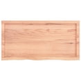 thumbnail image 2 of vidaXL Table Top Light Brown 100x50x(2-4) cm Treated Solid Wood Oak, 2 of 5