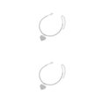 thumbnail image 4 of yingyy 1/2/3/5 Women Rhinestone Anklet Portable Party Banquet Simple Design Crystal Jewellery Ladies Decoration Birthday Gift 2PCS, 4 of 6