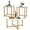 White, variant on Giantex Round Nesting Table Set of 3, Modern Faux Marble Coffee Table w/2 End Tables, 3-Piece Wooden Living Room Table Set for Home Office