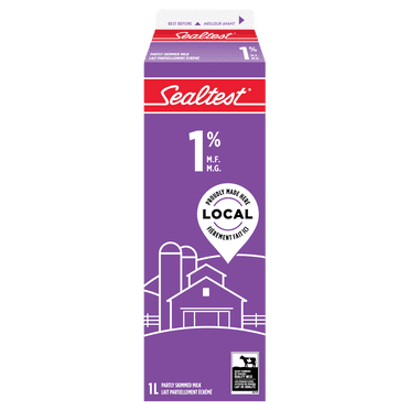 Sealtest Partly Skimmed 1% Milk 1L