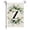 Z, variant on HOZADOIE Linen Flag Home Decor Ins Style, 26 Letters+Green Plant Printing, Flax Garden Flag, First Letter of Surname, Hanging Flag At The Gate of Courtyard