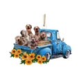 thumbnail image 1 of Ornements Suspendus Mignons en Forme de Chien de Voiture 3D, 1 of 9