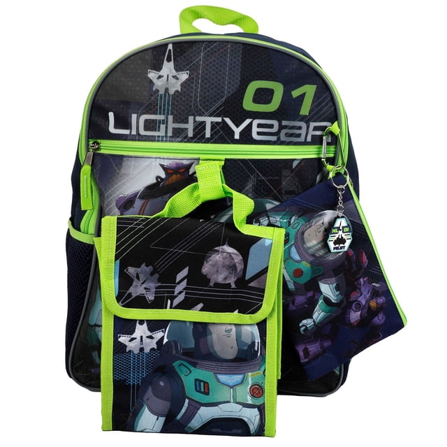 Buzz Lightyear Emperor Zurg Ensemble de Sac à Dos 5 Pcs pour Enfants 16 Pouces