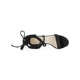 thumbnail image 4 of BLISSFUL STEP Women's Open Toe Lace Up Mid Chunky Heeled Sandals, 4 of 7