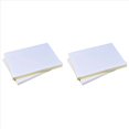 thumbnail image 1 of 100 Sheets A4 White Self Adhesive Waterproof Sticker Label Matte Paper for Inkjet Printer Copier,100 x sticker paper,White&Yellow, 1 of 9