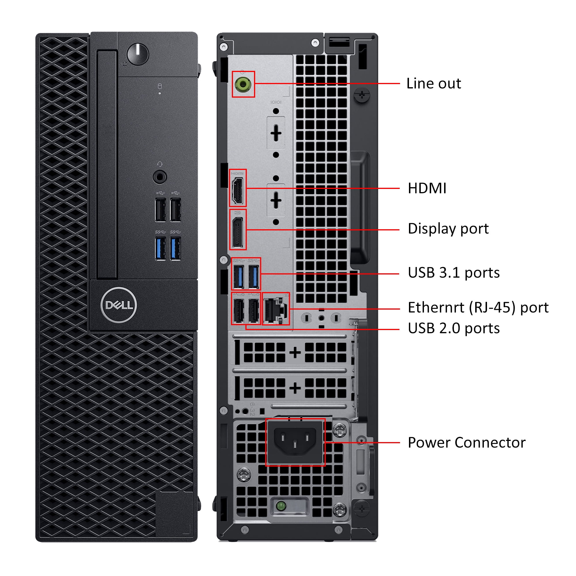 Dell OptiPlex 3070 SFF Business Desktop PC - Intel Hexa Core I5