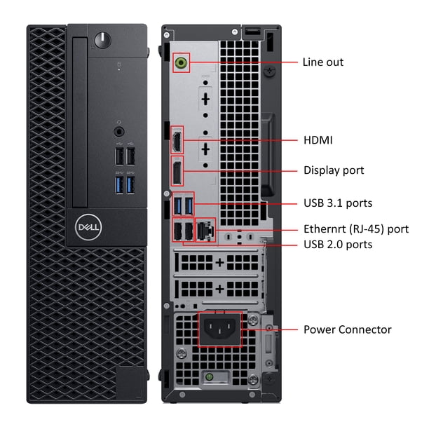 Dell OptiPlex 3070 SFF Business Desktop PC - Intel Core I5-9500