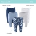 thumbnail image 4 of The Peanutshell Baby Boy Pants, 5-Pack, Blue Camo, 4 of 7