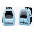thumbnail image 2 of serony Cat Carrier Backpack Transparent Airline Approved for Outdoor Travel Blue, 2 of 9