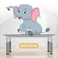 thumbnail image 3 of Garvee Kids Table and 6 Chair Set,47 Inches Modern Height Adjustable Toddler Table and 6 Chairs Set with Non-Slip Table Legs&Organizer Graffiti Desktop,Preschool Activity Art Craft Table for 6（Gray), 3 of 8