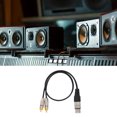 thumbnail image 1 of XLR TO     Splitter,   Wire Splitter Professional   Equipment 1 XLR Female Plug To 2   Male Plugs Cable   Splitter  For Outdoor For Home, 1 of 8