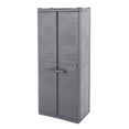 thumbnail image 1 of Gracious Living MaxIt Premium 2-Door Utility Cabinet w/ Adjustable Metal Shelves, 1 of 11