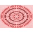 thumbnail image 1 of Ahgly Company Tapis Rectangulaire Orange Lavable en Machine, 2 Pieds x 4 Pieds, 1 of 7