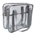 thumbnail image 4 of Transparent Makeup Bag Large Transparent, Clear Makeup Bag Bags Perfect Large Capacity Transparent Cosmetic Bag Zipper Closure Perfect Travel Bag For Your Accessories For Hygiene, 4 of 8