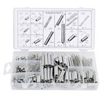 Labymos 200PCS Steel Spring Set Extension Springs Combination Assorted with Storage Box Portable Tool Set