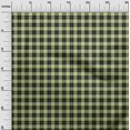 thumbnail image 3 of oneOone Cotton Poplin Light Green Fabric Check Craft Projects Decor Fabric Printed By The Yard 56 Inch Wide, 3 of 4