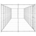 thumbnail image 2 of vidaXL Chenil Extérieur pour Chien Acier Galvanisé 21,78 M2, 2 of 4