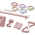 thumbnail image 2 of Ensemble avec Bandes de Résistance Ajustables pour l'Entraînement de Force à la Maison et les Exercices d'Étirement, 2 of 6