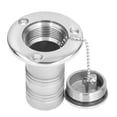 thumbnail image 1 of Ports d'Injection d'Eau, Conception Sans Clé 38 mm, Port de Ravitaillement Étanche en Acier Inoxydable 316 Sans Fuite 1-1/2 Po avec Chaîne Fixe pour Camions Remorques Sans Mot, Carburant, Eau, Gaz, DIESEL, Déchets, 1 of 8